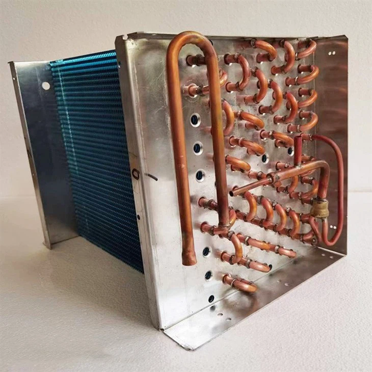 Multi-row Porous Multi-function Copper Tube Aluminum Fin Evaporator